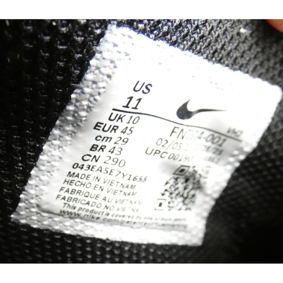 Nike Air Max Excee FN7304-001 Men's 11 Running Shoes Black Wolf Gray Sneakers - Picture 9 of 9